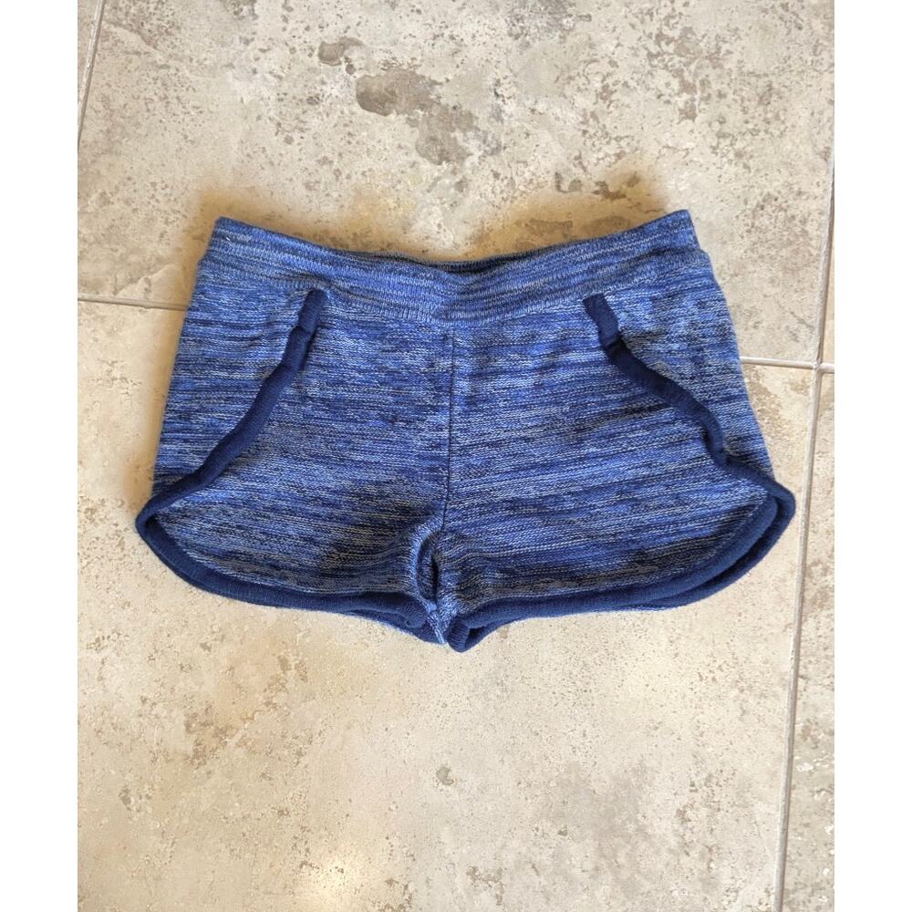 Appaman girls super cute blue sweater-knit shorts 8yrs